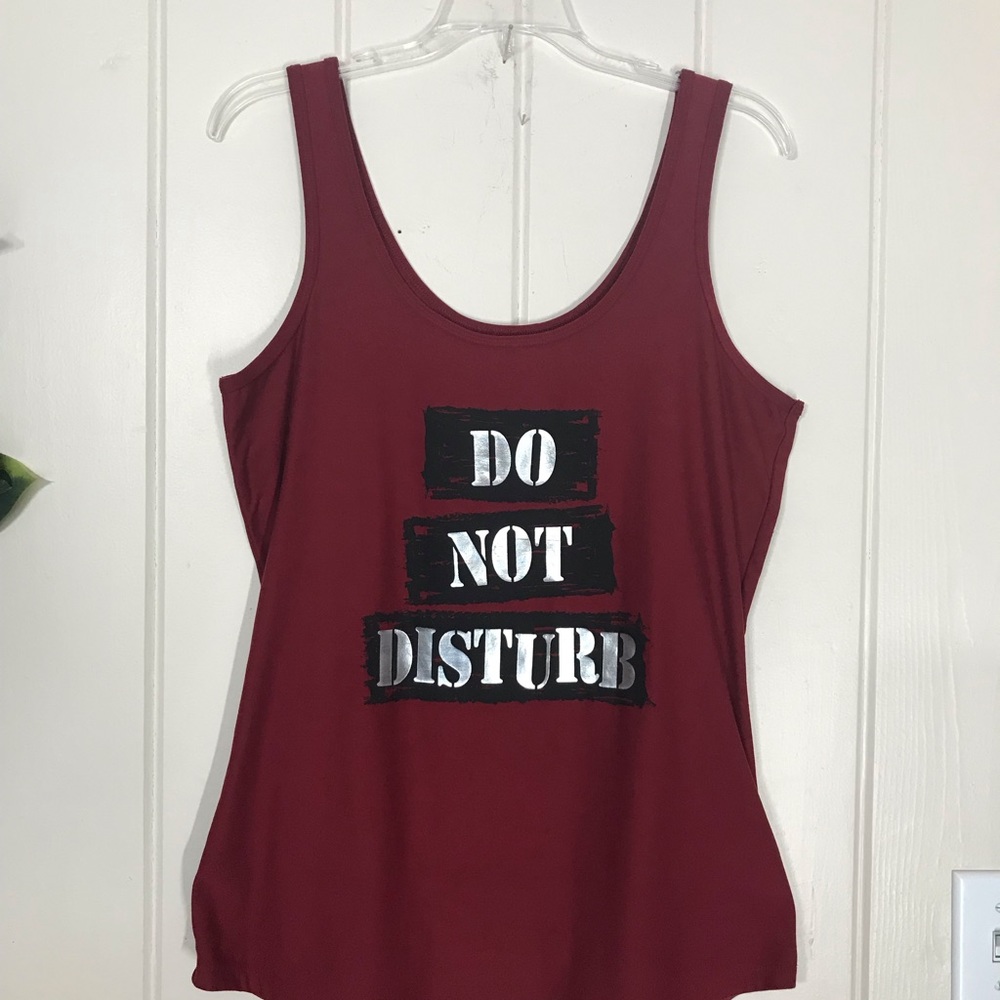 No Boundaries Do Not Disturb Tank Top NWOT
XXL 2XL 2XG
92% Polyester 8% Spandex - Picture 4 of 11